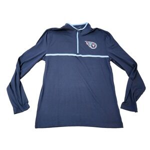 NFL Team Apparel® Men's MEDIUM Tennessee Titans 1/4 Zip Fleece Pullover